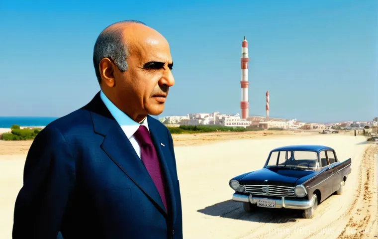 하비브 부르기바 생애 - **Prompt:** A dignified and thoughtful Habib Bourguiba (in his 50s-60s), dressed in a well-tailored ...